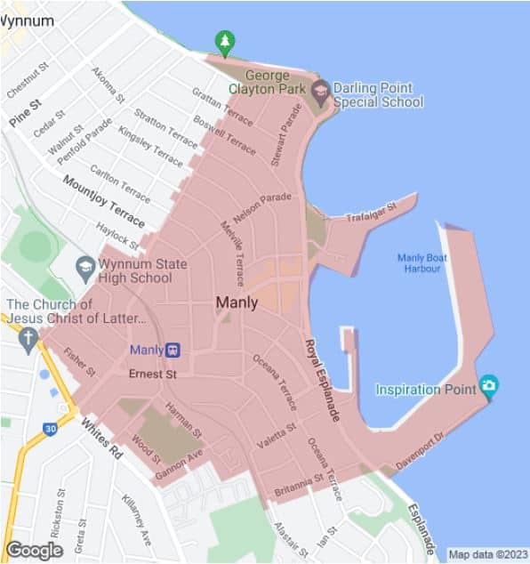 manly-qld-4179-street-map